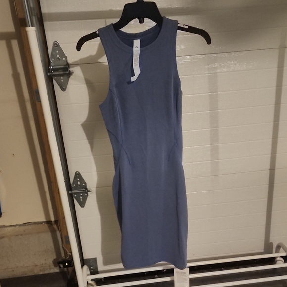 Lululemon Ribbed Softstreme Slim Fit tank Dress Size 4 - Picture 4 of 6